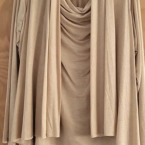 Charter Club woman metallic cardigan look, size 2x, never worn